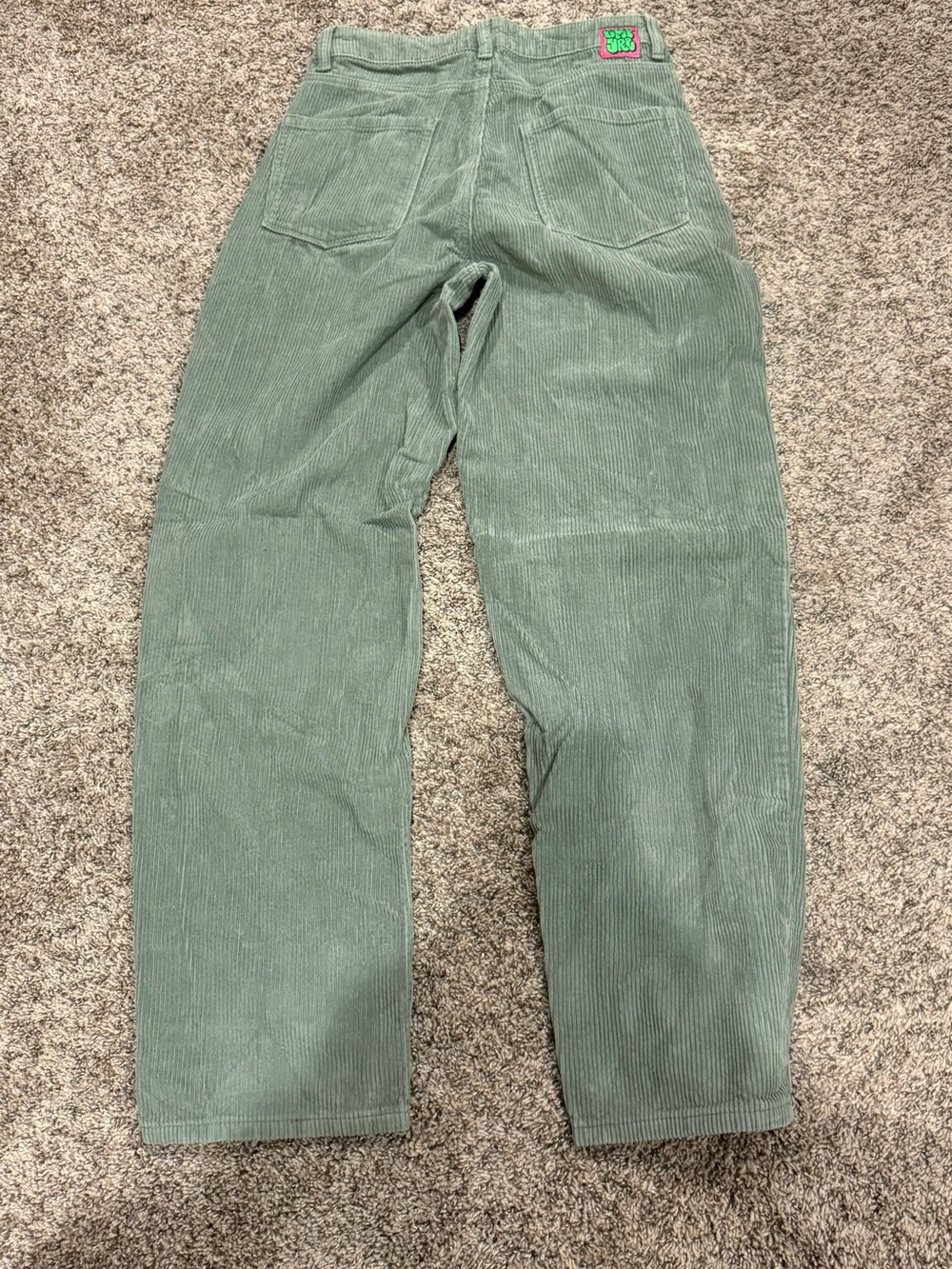 Women’s Corduroy Pants in Sage Green